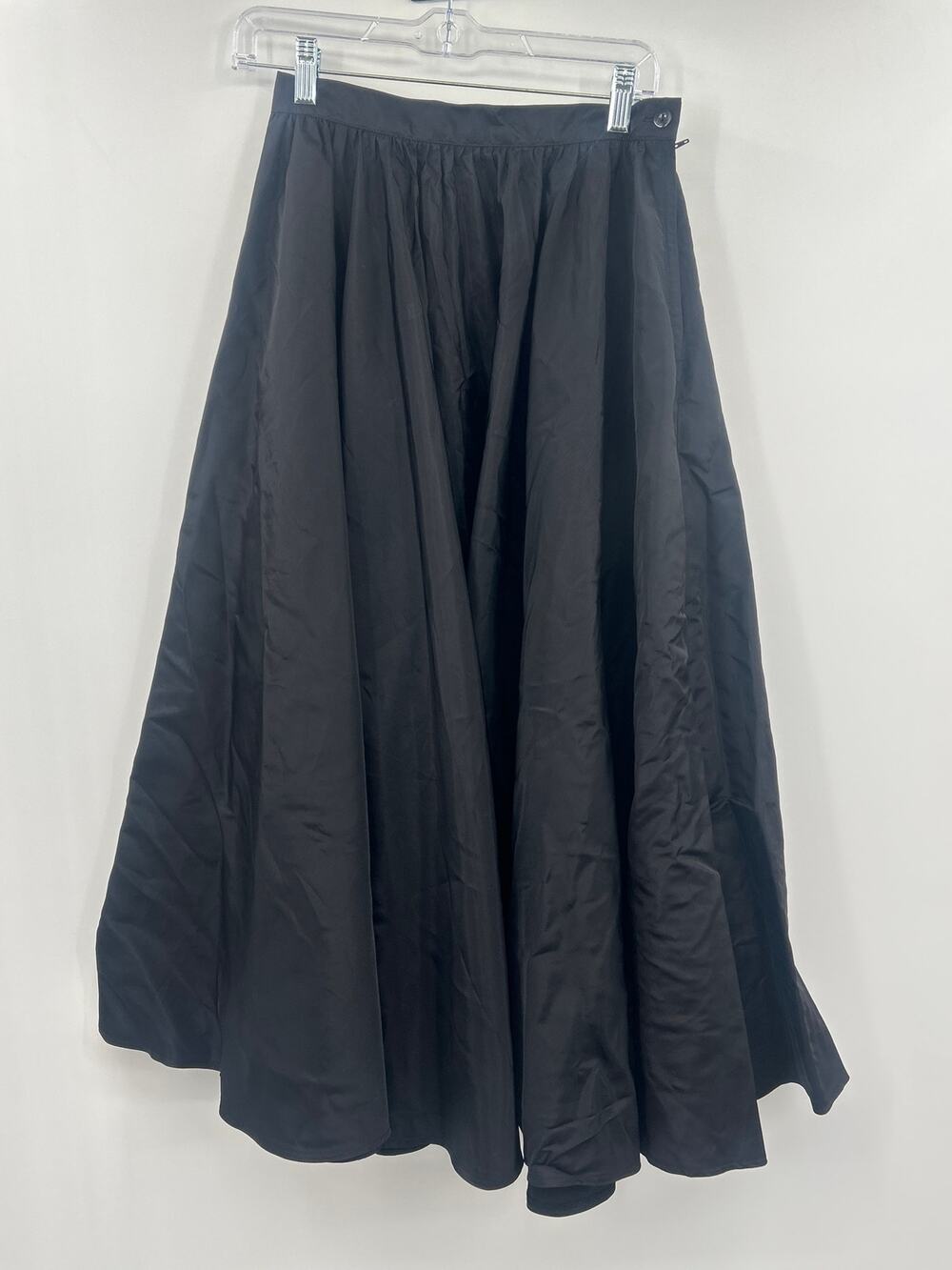 Counterparts Black Full Maxi Skirt Size 10 Vintage Classic A-Line Minimalist